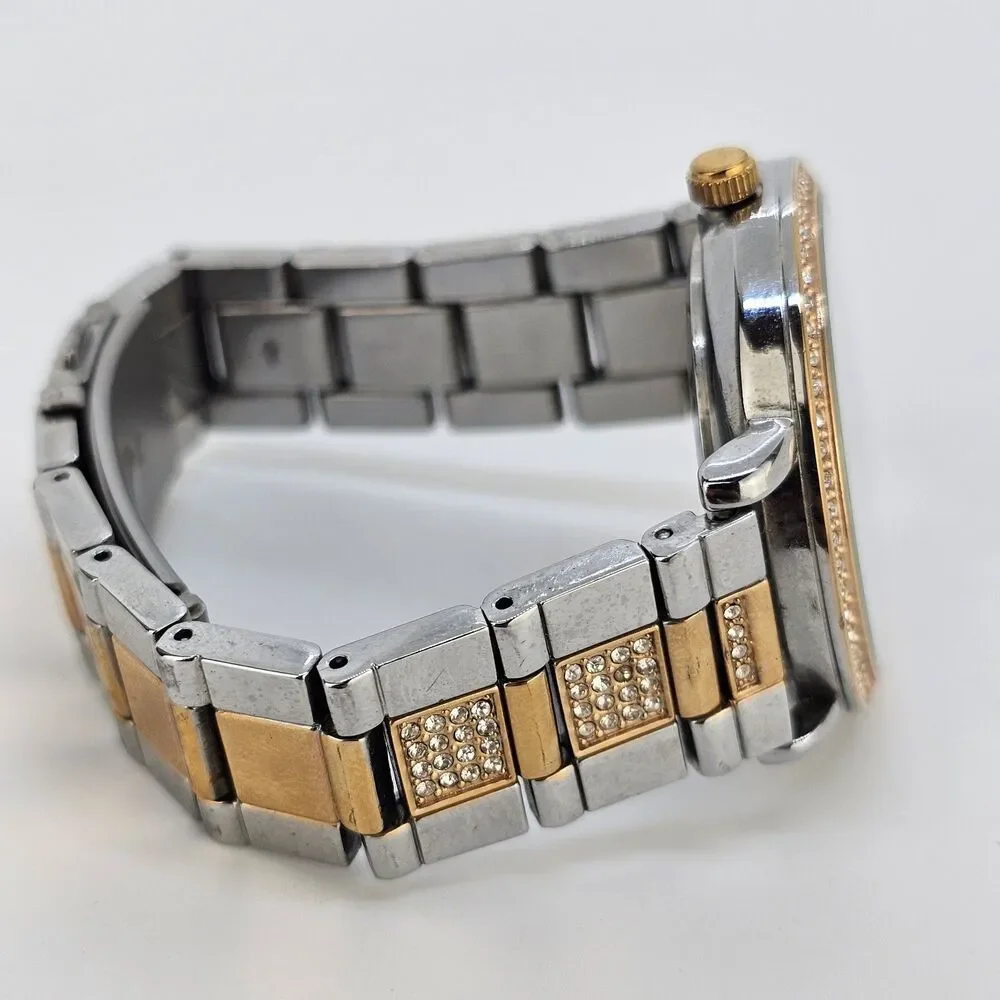 Jennifer Lopez Women's Watch 38MM Gray Dial Two Tone Bracelet 5.5